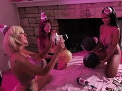 Celebratory BBC for Birthday Gal - Reverse Gangbang XXX