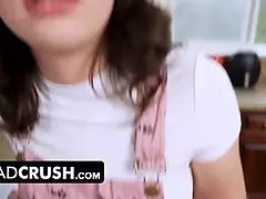 Bratty daughter-in-law ellie nova is always playing sexual pranks on her virgin stepdaddy - dadcrush