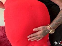 ぽっちゃり, デカチン, デカパイ, ぽちゃ, お婆さん, ハードコア, 熟年, 淫乱熟女