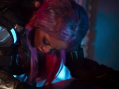 Anaali, Isot tissit, Musta, Suihinotto, Takaapäin, Tukehduttaa, Sekarotuinen, Piiskaava