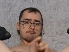 Leie, Füsse, Masturbation, Solo