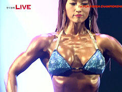 steaming And super-cute Korean Muscle gals
