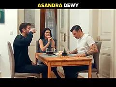 Daddy4k. my hot girlfriend is calmly cheating on me while i was watching tv