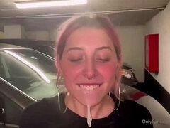 Thick Ass Pawg Fucked by BBC at the parking lot - homemade couple POV hardcore