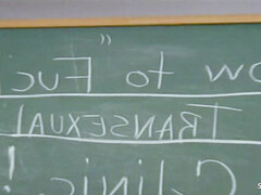 Cumizás, Diákotthon, Pár, Hölgyes fiúk, Nőférfi, Vékony, Régebbi évjáratú pornó