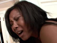 Turnt White Guys Fuck Big Tited Sexy Ebony Babe: Blowjob, Doggy  Cowgirl Porn