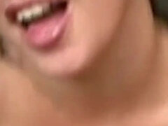 Amatör, Stor kuk, Stora tuttar, Avsugning, Brunett, Sperma i munnen, Handjobb, Pov