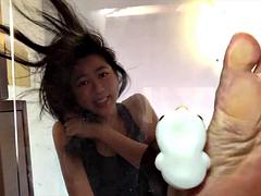 Asiatisch, Füsse, Fetisch, Solo, Spielzeuge