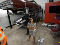 18, 큰 엉덩이, 큰 가슴, 흑갈색 머리, 자동차, Hd, 라티나, 셀카