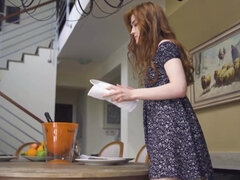 Klit, Hundestilling, Fetish, Hd, Slikning, Lille kvinde, Solo, Teenager