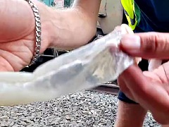 Amatőr, Monumentális dákó, Ondó fröcskölés, Európai, Meleg, Maszti, Szabadban, Egyedül