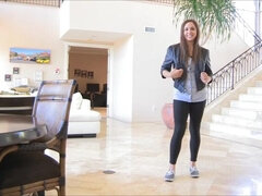 Sabrina's Solo Fisting Session: A Nudist's Beautiful Day