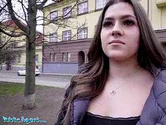 Enthousiasteling, Pijpbeurt, Bruinharig, Sperma shot, Openbaar, Realiteit, Tiener