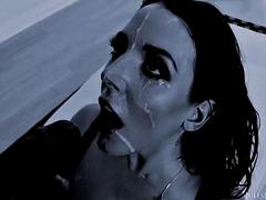 Chica, Verga grande, Negro, Corridas, Ébano, Sexo duro, Madres para coger, Tetas