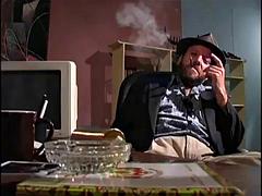 Blondine, Blasen, Lecken