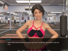 Stor pik, Trældom, Kvinde dominans, Fodjob, Udendørs, Lille kvinde, Offentlig