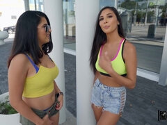 Pik sutte, Brunette, Hotel, Latinsk, Lesbisk, Slikning, Brystvorter, Fisse