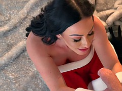 Breeding My Busty Stepmom Jennifer White Under the Mistletoe this Christmas S4:E1