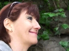 Anaal, Grote mammen, Pijpbeurt, Frans, Handbeurt, Ondergoed, Roodharige vrouw, Kort haar