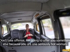 Hungarian beauty in hot cab sex