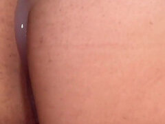 엉덩이, 큰 엉덩이, 집에서 만든, 라티나, 나이든, 보지, 혼자