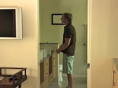 Homo, Handbeurt, Masturbatie, Douche, Oud, Bekijker