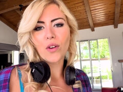 ブロンド, フェラチオ, Hd, 自然山雀, オッパイの