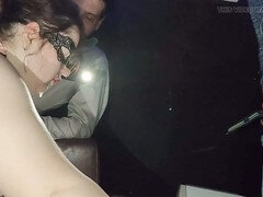 Amateur, Gorda, Mamada, Semen en la boca, Grupo, Esclavo, Chupando, Paja con tetas