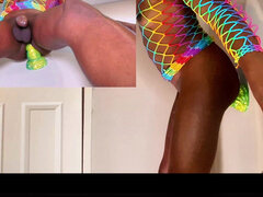 Double Trouble: Merlin Vs 2 Big Dildos Big Cumshot