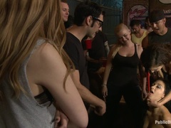 Analny, Obciąganie, Upokorzenie, Publiczny, Kara, Ostro, Niewolnik, Podglądacz