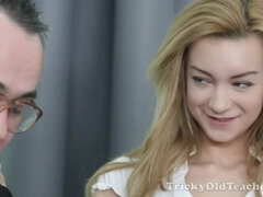 Sonia Sweet gets some after school attention by her dirty old teacher