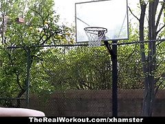 Ball girl Alexis Rodriguez gets screwed hard