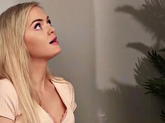 Classy British MILFs CFNM suck and jerk cock in voyeur group