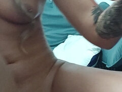 Amatør, Asiat, Pik sutte, Kinesisk, Dildo, Solo, Tatovering