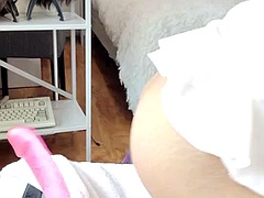 Amateur, Anal, Asiatique, Gode, Masturbation, Chevaucher, Transsexuelle, Nénés