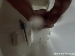 舞台裏, デカパイ, ブロンド, ブーツ, 下着, ストッキング, いじめ, オッパイの