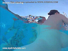 Amatør, Gruppesex, Tysk, Hjemmelaget, Utendørs, Offentlig, Tenåring, Undervann