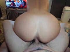 Tetas grandes, Mamada, Morena, Corridas, Casero