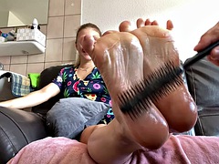 Tyttö, Blondi, Söpö, Jalat, Fetissi, Jalkafetissi