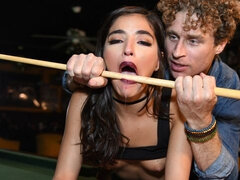 Κώλος, Πίπα, Μελαχροινή, Μαλακία, Σκληρό, Άντρας άντρας γυναίκα, Έφηβος, Τρίο