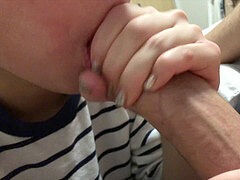 Amatoriale, Grande cazzo, Pompino, Venire in bocca, Giapponese, Ragazza