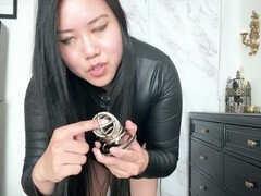 Kink, chastity femdom, leather boots