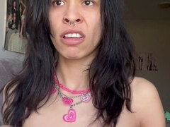 18, Amatør, Armhule, Nylonstrømper, Mager, Solo, Sprøjter, Teenager