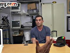 Μεγάλος πούτσος, Μαύρος, Μαύρος, Ομοφυλόφιλος, Σκληρό, Διαφυλετικό, Λατίνα, Γραφείο