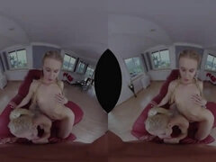 Rubia, Mamada, Polla, Estilo perrito, Hd, Adolescente, Trio, Tetas