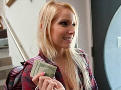 Amateur, Grosse bite, Blonde, En levrette, Lingerie, Chatte, Grande, Nénés