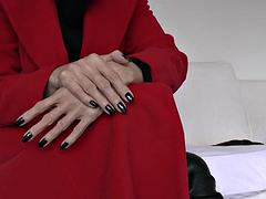 Bella, Nero, Di colore, Fetish, Tedesca amatoriale, Guanti, Cuio, Matura