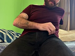 Amateur, Verga grande, Corridas, Gay, Peludo, Masturbación, Solo