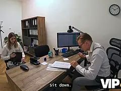 Vip4k. teenager student Funky Town takes out a loan for the first ever time.