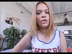 Sucer une bite, Pom pom girl, Petite femme, Tabou, Adolescente, Uniforme